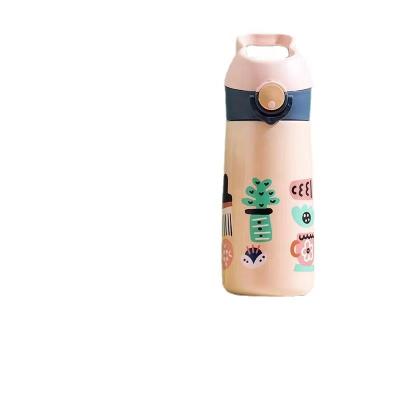 China High Quality Viable Leak Proof Vacuum Stainless Steel Insulated Water Bottle For Kids With Straw For School Children for sale