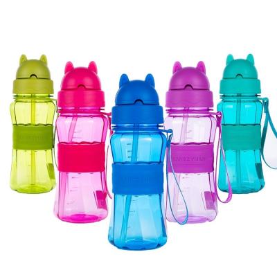 China 2023 Sustainable Hot Sale Sports Bottle Straw Tritan Drinking Water Portable Children Kids Waterbottle Or Water Bottle For Boosting, Outperform for sale