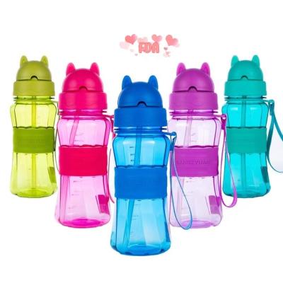 China Hot Sale 2023 Best Free Tritan BPA Leak Proof Child Waterbottles Kids Viable Plastic Drinking Waterbottles For Outdoor Activities for sale