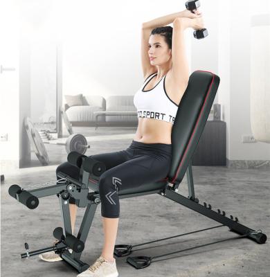 China Sit Up Flat The Banco De Para Pesas Dumbbell Modern Foldable Bench Chair Adjustable Weightlifting Press Gym Equipment for sale