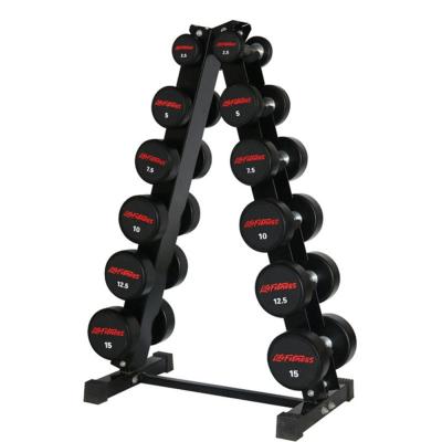 China Modern Multi Function Dumbbell Hantel Dumbbell Rack Small Rastrelliera Completa Manubri Palestra Weight Rack Tree for sale