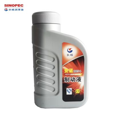 China Sinopec DOT4 Synthetic Brake Fluid In Motor Vehicle Hydraulic Braking Systems for sale