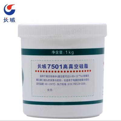 China Sinopec 7501 High Vacuum Silicone Grease Great Wall Synthetic Lubricants for sale