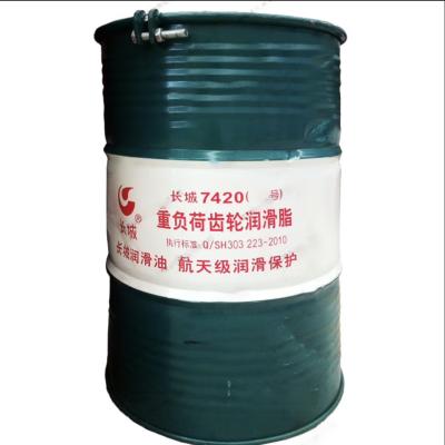 China Sinopec 170KG 7420 Heavy Duty Gear Grease In Tooth Coupling Lubrication for sale