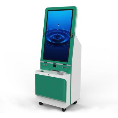 China 43 Inch Ticket Vending Kiosk A4 Printing Kiosk Ticket Dispenser Kiosk for sale