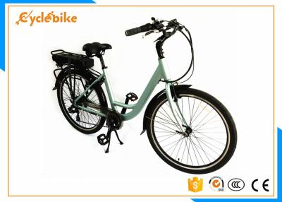 China Custom Ladies Electric Bike 25km/H , Electric Assist Bike Bicycle With Electric Motor for sale