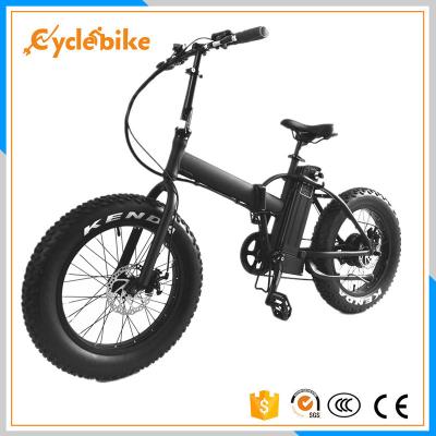 China 500w Folding Electric Fat Bike 20x4.0 With Comfort Saddle Ce Approved for sale