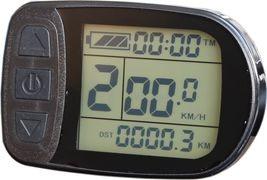 China 1.8m Cable Electric Bike LCD Display Speed Limit Control With Night Viewing for sale