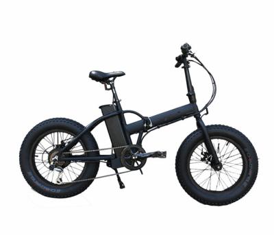 China Bafang Motor Electric Folding Bike With Fat Tires , Max Speed 35-40km/H for sale