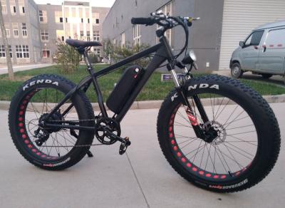 China 48V 500w Geared Motor Cycling Electric Fat Bike High Torque , Wheel Size 26x4.0 for sale