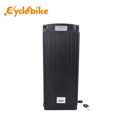 China 48v 20ah Electric Bike Rear Rack Lithium Battery Pack With 1000 Times Cycle Life for sale