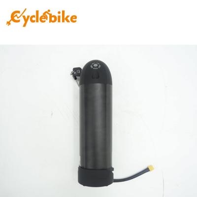 China Black Electric Bike Lithium Battery 36v 10ah / Ebike Battery Pack for sale