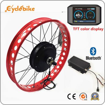 China TFT Colour Display 72v 3000w Electric Bike Kit Rim Mtx 26