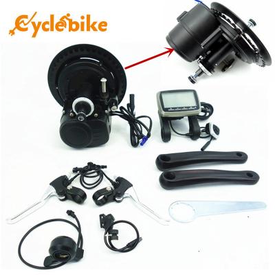 China 36v 350w Middle Centre Drive Motor E Bike Kit integrated Builit-in controller 13A for sale