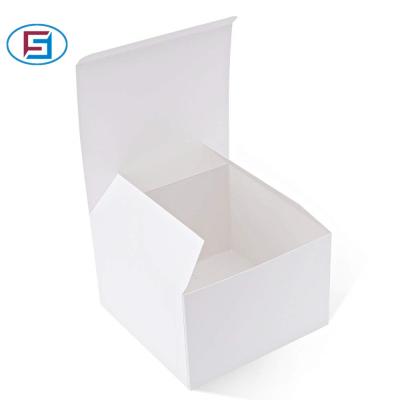 China Recycled Materials Custom Cardboard Book Shaped White Paper Box Wholesale Hinged Packaging Gift Box for sale