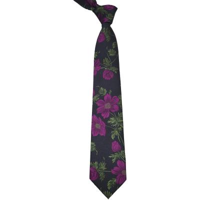 China Custom Woven Wholesale Mens 100% Polyester Woven Fashion Ties Handsome Tie 100% Polyester for sale