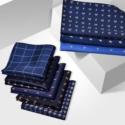 China Jacquard Printing Matching Pattern Silk Handkerchief Bow Tie And Ties Printed Pocket Square For Man for sale