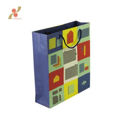 China Handmade Shopping Bag Hot Sale Customized Paper Bag With Printing for sale