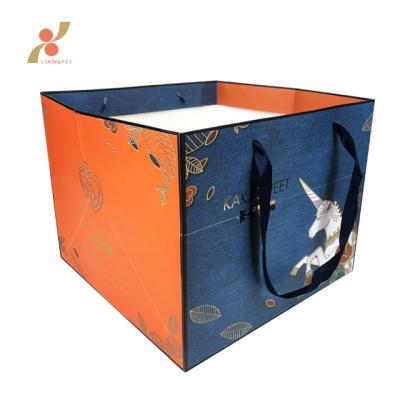 China Packaging Recyclable Custom Wedding Candy Art Paper Bag With Logo for sale