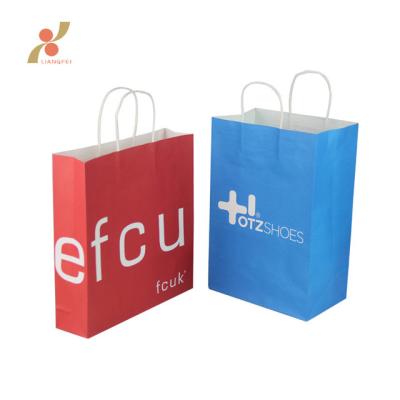 China Creative New Design Recyclable Kraft Paper Bag Custom Recyclable Printing for sale