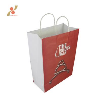 China Recyclable Cheap Price Custom Printed Recycled Different Color Kraft Paper Bag for sale