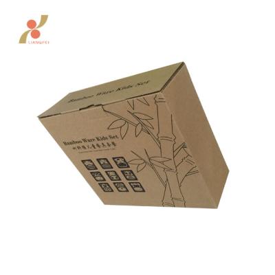 China Recyclable Wholesale Cardboard Bamboo Printing Corrugated Packing Boxes for sale