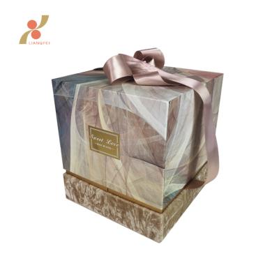 China Wedding Recyclable Custom Candy Paper Cardboard Carrying Box for sale