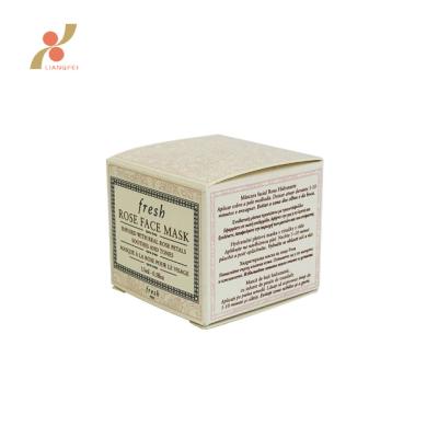 China Recyclable Custom Luxury Classic Cosmetic Packaging Coated Paper Box With Logo for sale