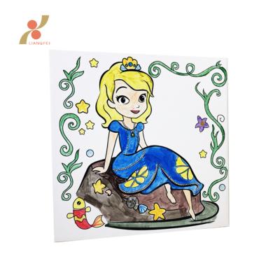 China Environmentally friendly material beautiful princess educational printed canvas for sale