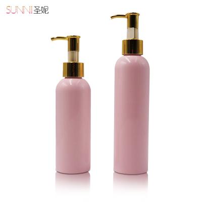 China Luxury 150ml 200ml Cosmetic Rose Boston Shampoo Body Wash Container And Body Lotion Containers Bottle For Lotion for sale