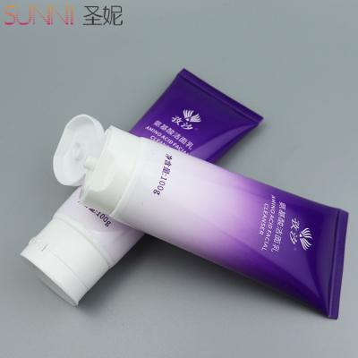 China Cosmetic Cosmetic Plastic Packaging Flip Facewash Serum Cream Tube for sale