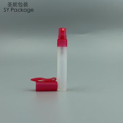 China Non Spill Custom 10ml Portable Plastic Spray Bottles Perfume Pen Sample Sprayer Bottle for sale