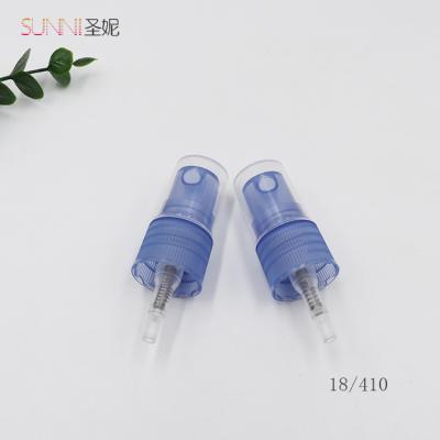 China Non Spill Custom Color Mini Size 18/410 Manufacture Ribbed Plastic Fine Spray Mist Pump Bottle Sprayer for sale