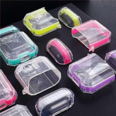 China New design shockproof PC cover for airpods case pro full cover case wholesale protective colorful case 2021phone protector for airpod for sale