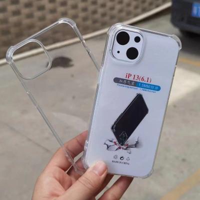 China High Quality Transparent Shockproof Phone Case For iPhone 13 Pro Max, Four-Corner Airbag Cell Phone Bags For iPhone 11 12 Pro Max for sale