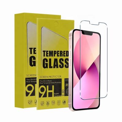 China 0.3mm Bubble Full Glue Clear Cell Phone Proctor High Tempered Glass Screen Protector No Bubble Cell Phone Glass For iPhone 13/13pro for sale