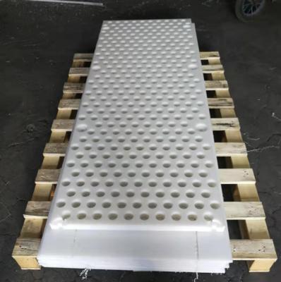 China Transportation of equipment; UHMW-PE Suction Box Covers Customized CNC Machining Drilled White UHMWPE Suction Box Covers for sale