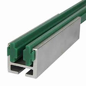 China Construction ; UHMWPE Chain Guides Conveyor Guard Rail Chain Guide Plastic Curved Linear Rail Chain Pallet for sale