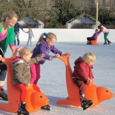 China Portable; Skating Track Aid Dolphin Style Ice Skating AID Balance Assistant for Kids Beginner Aid for sale