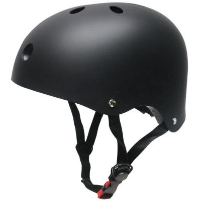 China Exquisite/fashion; Custom Helmets ABS Black -mold Longboard Scooter Skate Helmet for sale