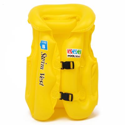 China Waterproof Inflatable Children's Vest Buoyancy Swimsuit Baby Learn Equipment Swimming Life Vest for sale