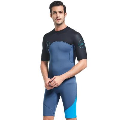 China One-piece male waterproof Anti-UV 2mm hot and cold long sleeve sunscreen snorkeling surfing wetsuits for sale