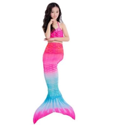 China 2021 Antibacterial Children's Spa Bikini Three-piece Set Mermaid Swimsuit New for sale