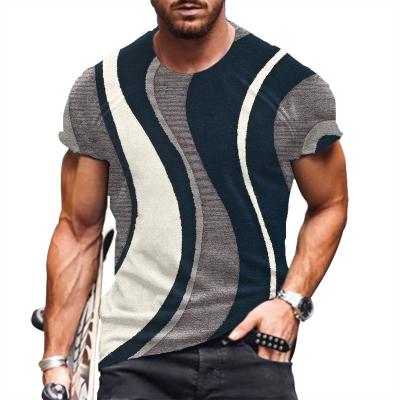 China 2022 QUICK DRY Summer Camiseta de hombre wholesale men's top hot sale leisure round neck spring and neck printed men's T-shirt for sale