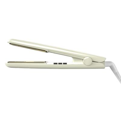 China For Home Use China Manufacturer High Quality Household Use High Quality Factory Price Portable LED Display White Ceramic Hair Straightener for sale