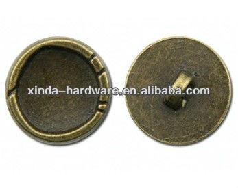 China Dry Cleaning Fashion Color Brass Anti Leg Sewing Button for sale