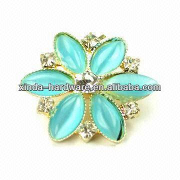 中国 Dry cleaning diamond jeans button fashion rhinestone buttons a class diamond button 販売のため