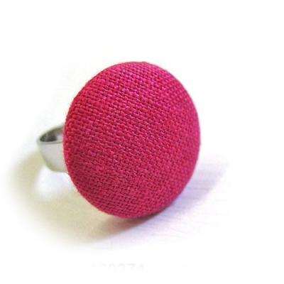 China Custom Viable Pink Fabric Covered Leg Button Metal Leg Button for sale