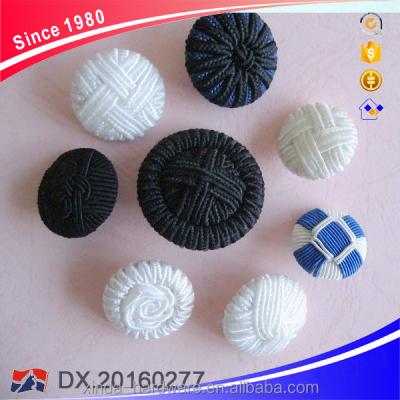 China Sustainable Custom Colors Cotton Fabric Covered Button , Customized Size for sale