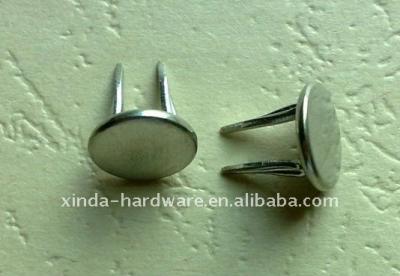 中国 Iron Stainless Steel Double Pins Nickel Free Material Brass Nail For Double Pins Jeans Button 販売のため